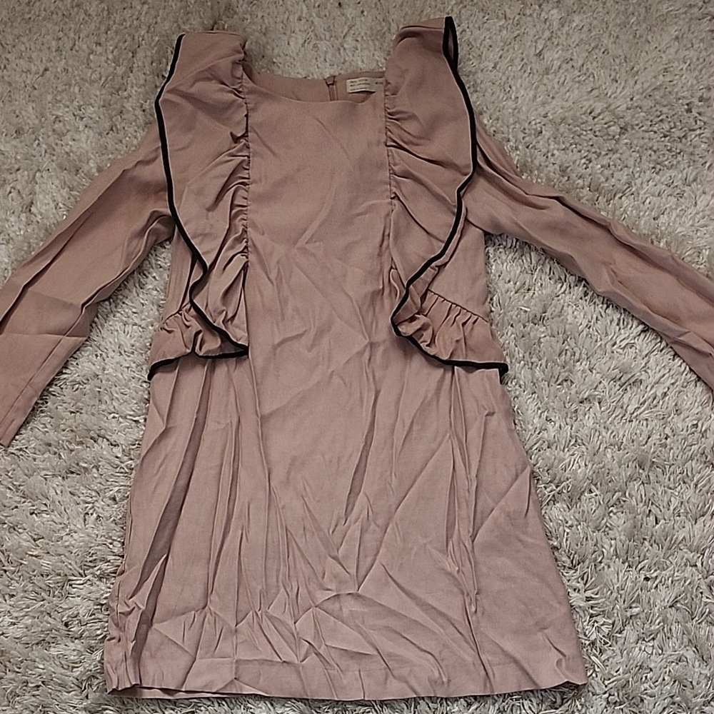 Zara Girls Dreamer Soft Collection Ruffled Dress Size 10 kdr3